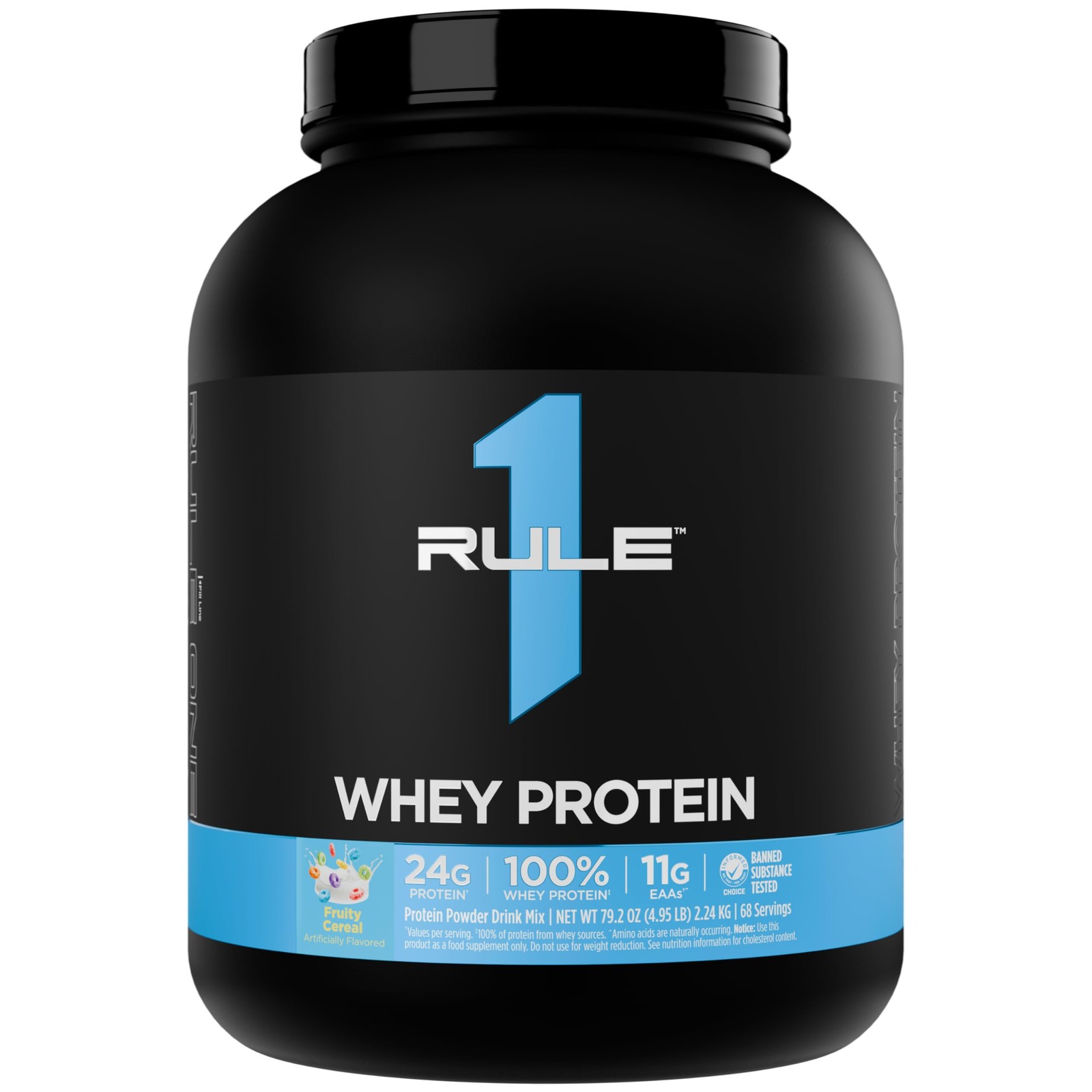 Rule 1 Whey Protein – 24g FastActing Protein from AllWhey Sources with Natura…