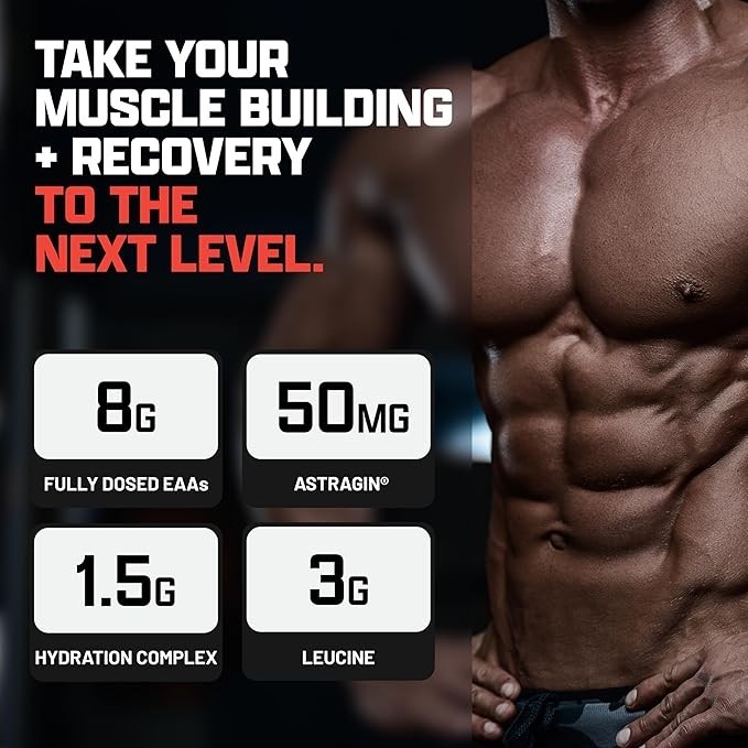 Nutrex Research EAA Hydration Powder EAAs BCAAs Electrolytes 30 Servings