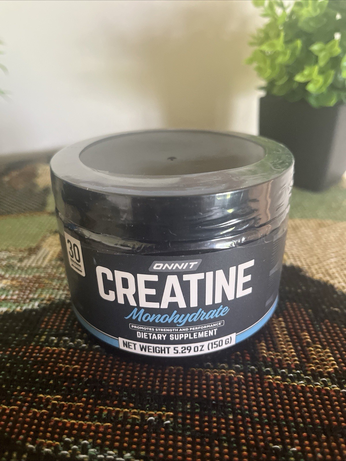ONNIT Creatine Monohydrate Powder, Strength & Power Support, 30 Servings, 5.29oz
