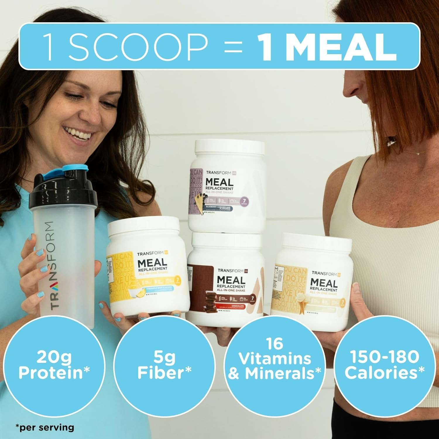 Meal Replacement Shake Powder 7 Servings Chocolate Peanut Butter – Gluten Fre…