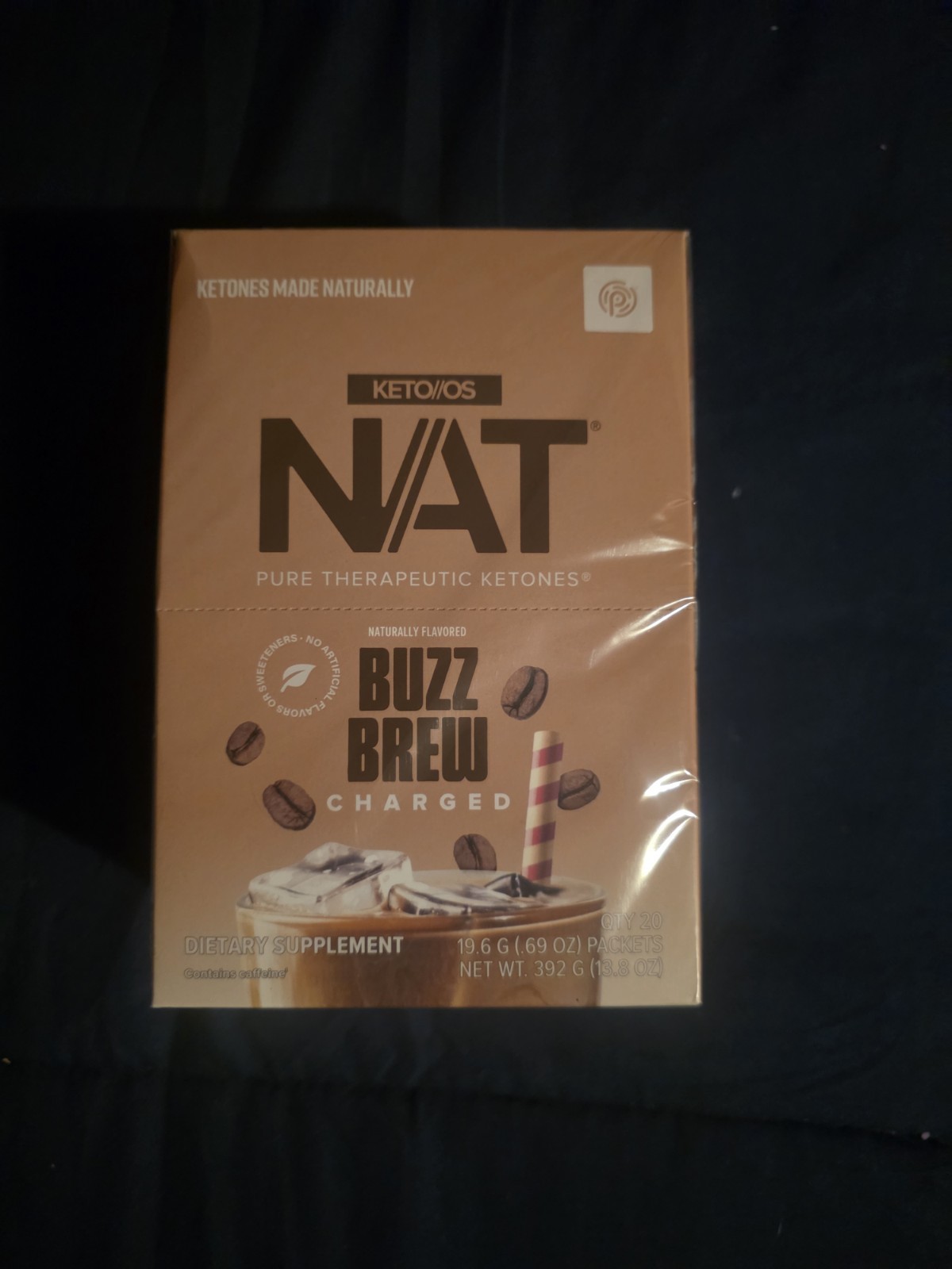 PRUVIT Keto OS NAT BUZZ BREW Charged 20 Pack New Free Shipping