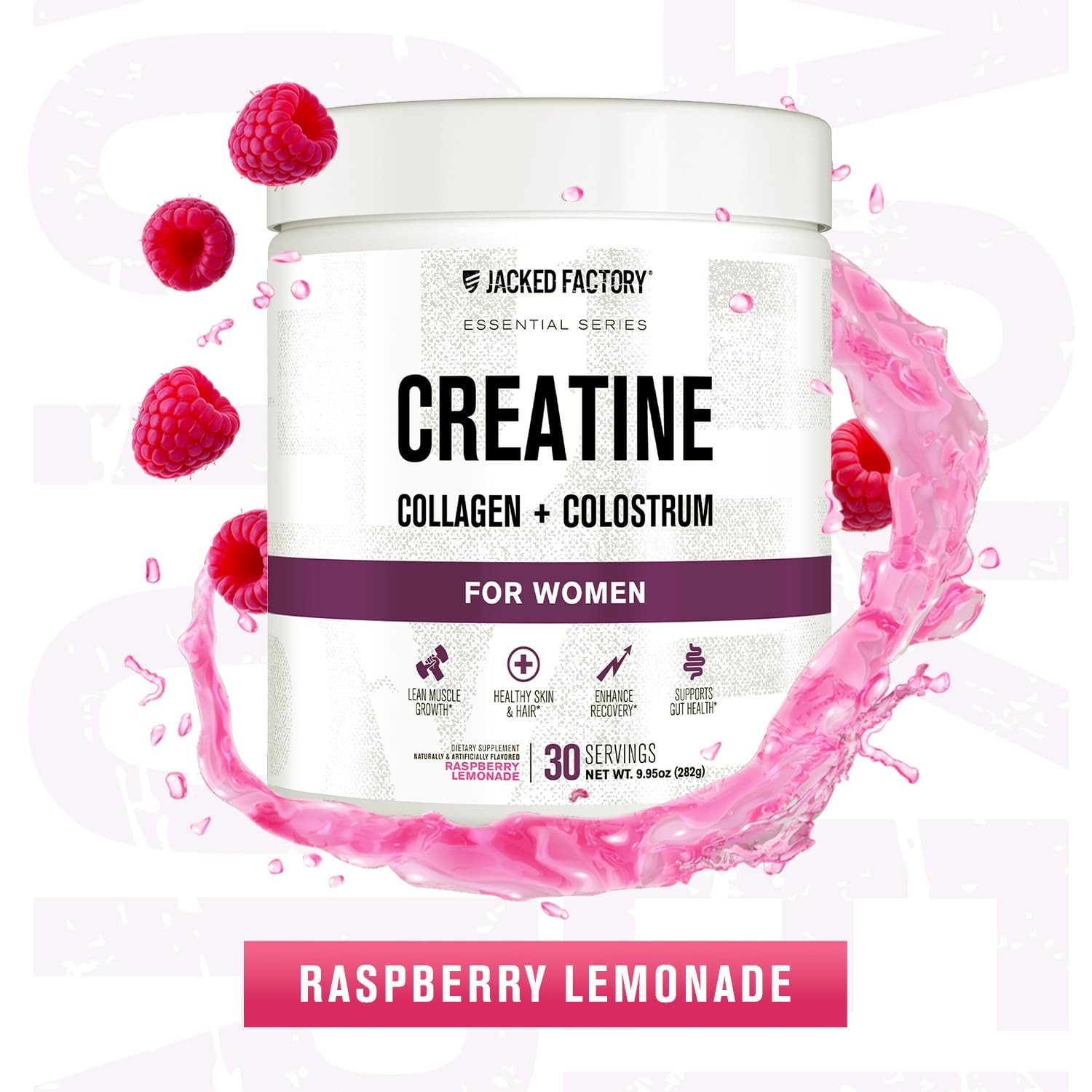 Creatine for Women – Creatine Monohydrate with Collagen + Colostrum to Suppor…