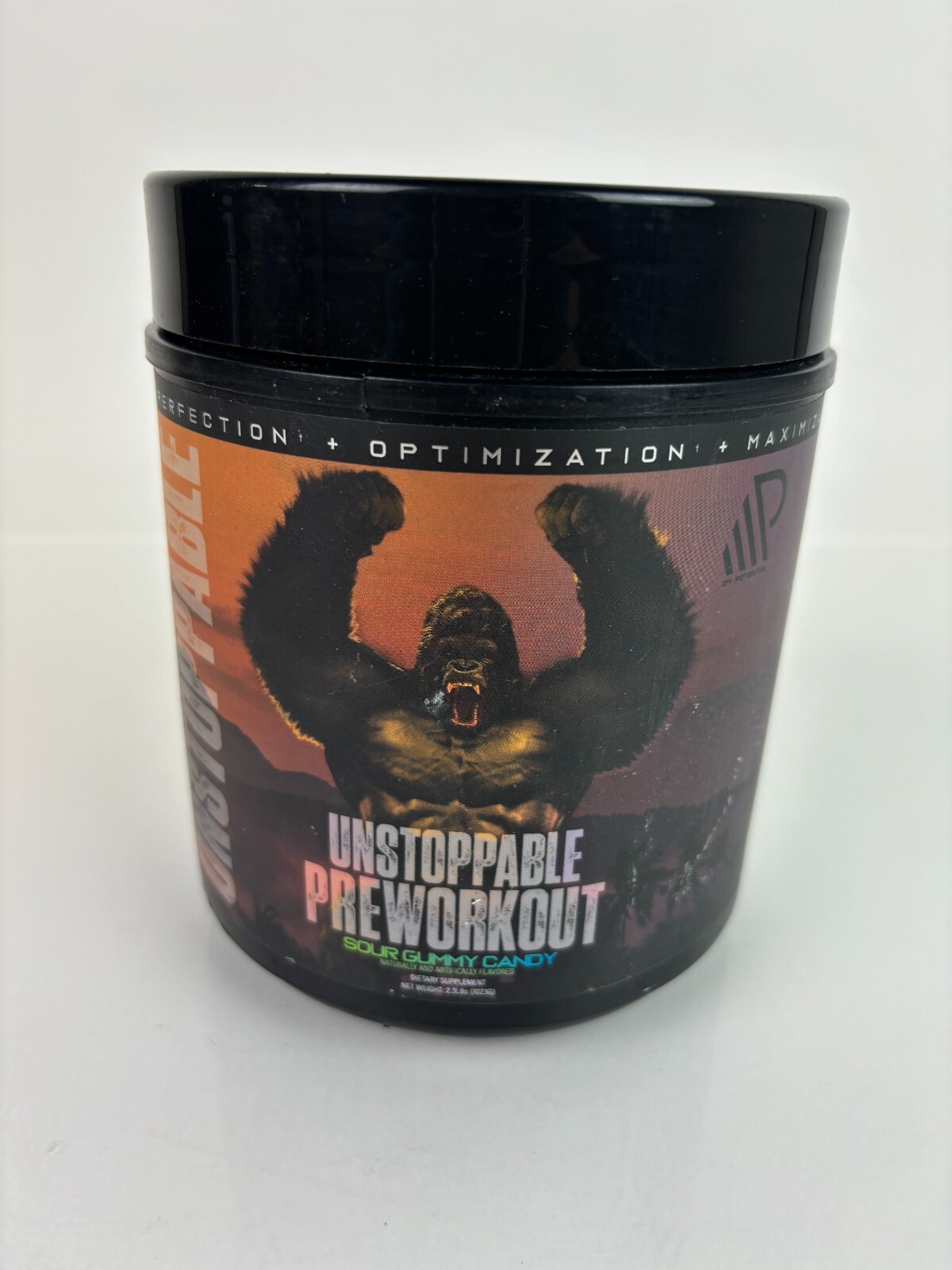 MY POTENTIAL Unstoppable Pre Workout 30 Servings 2.3 Lb Powder Sour Gummy Candy