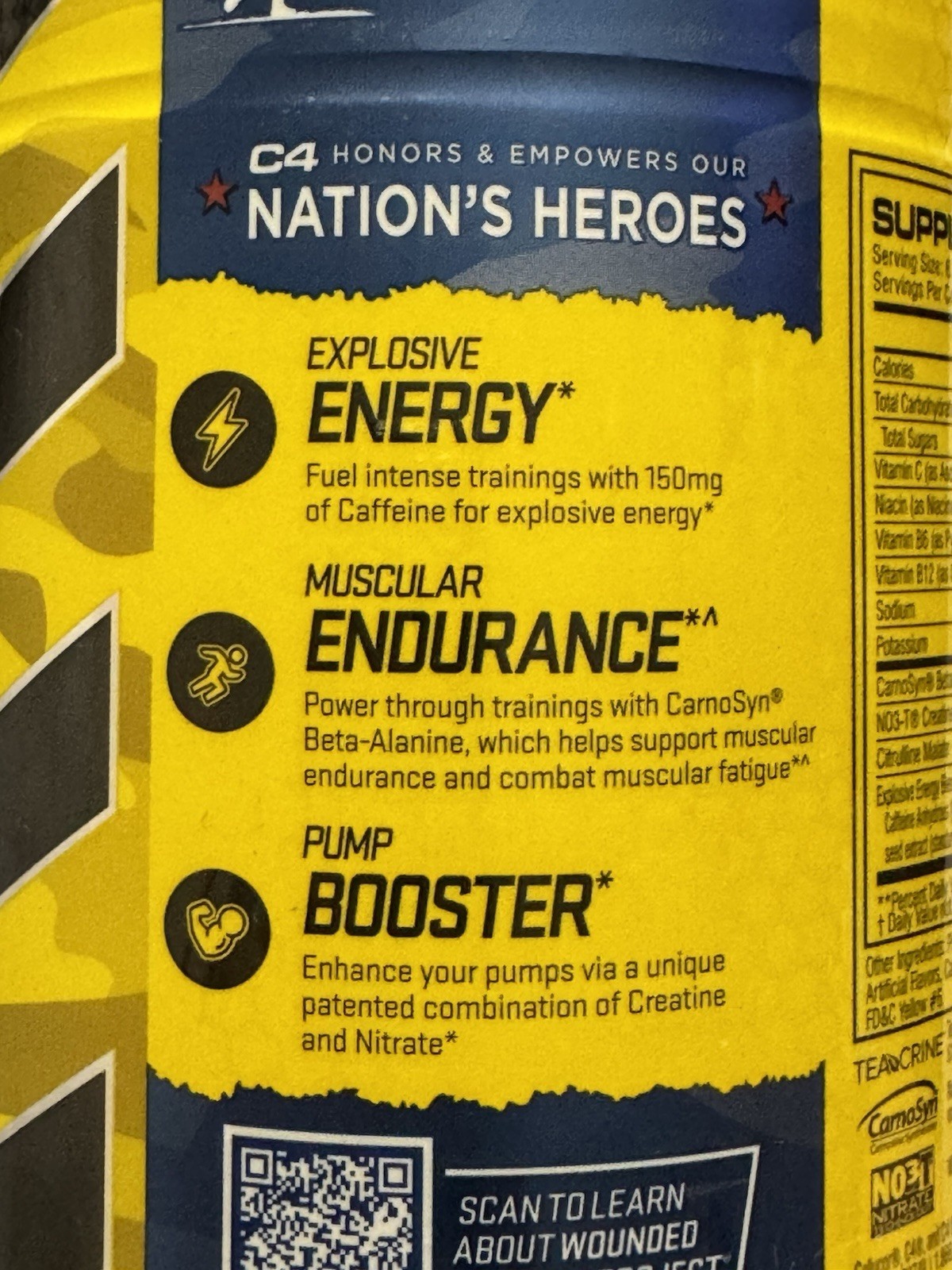 Cellucor C4 Original Pre Workout Powder Energy Strength & Power Mango Foxtrot