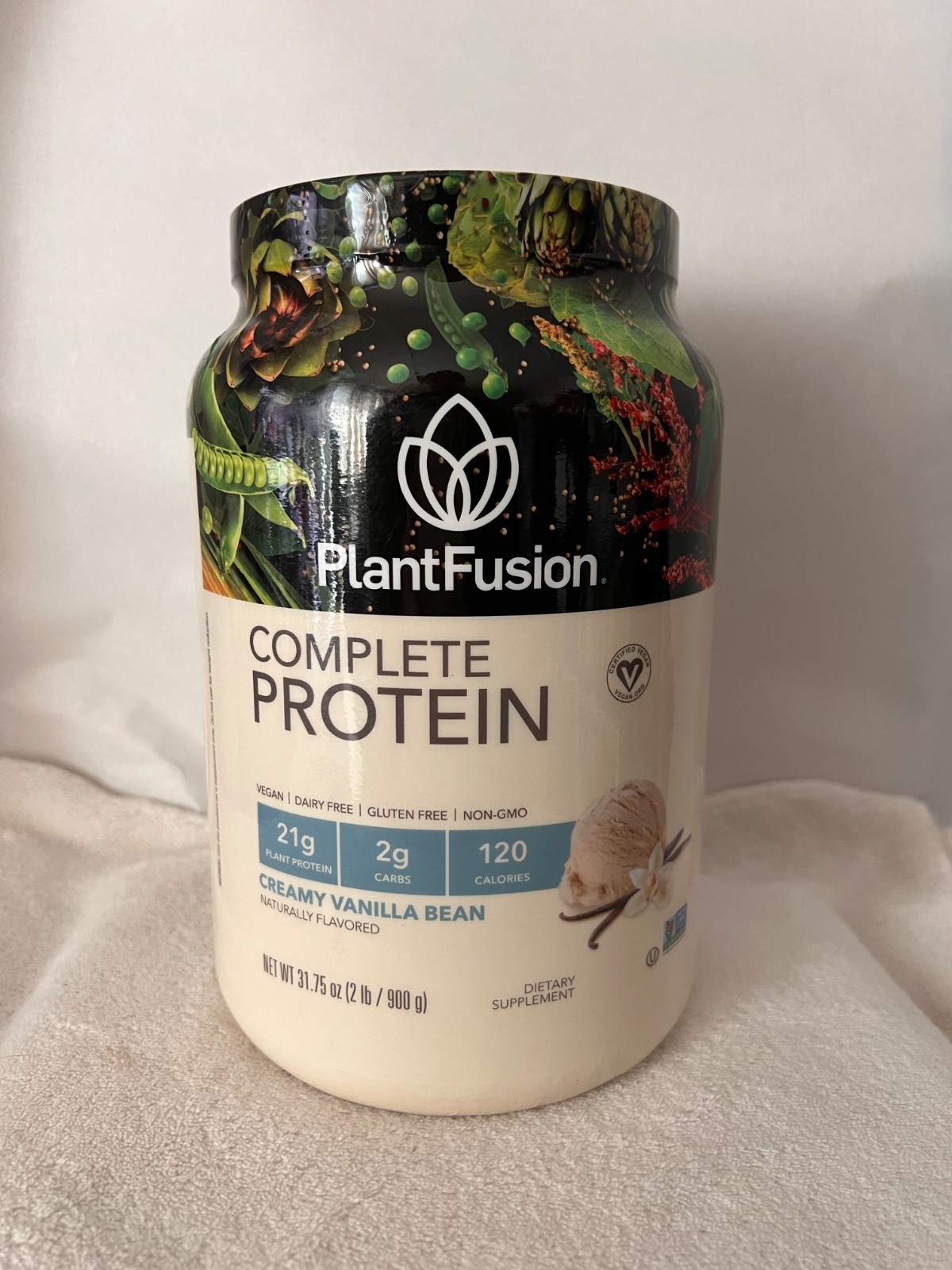 PlantFusion Complete Vegan Protein Powder 31.75oz (2lb/900g)