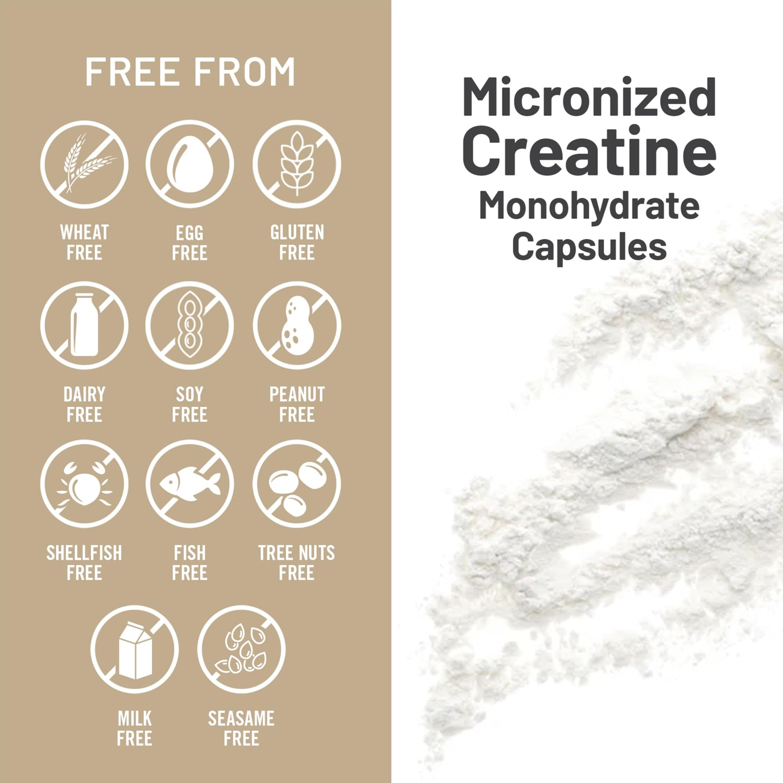 Micronized Creatine Monohydrate Pills, 2500mg Per Serving – Creatine for Wome…