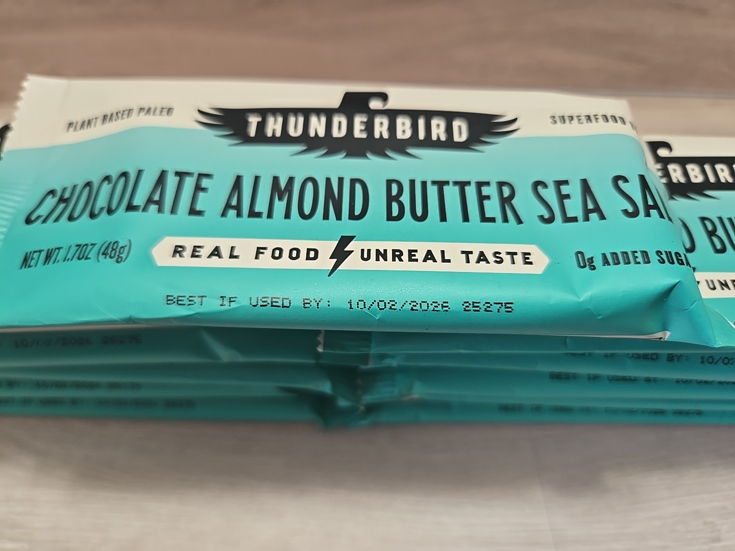 (Eleven) – Thunderbird Bar Choc Almond Sea Salt Gluten Free – Exp – 10/26
