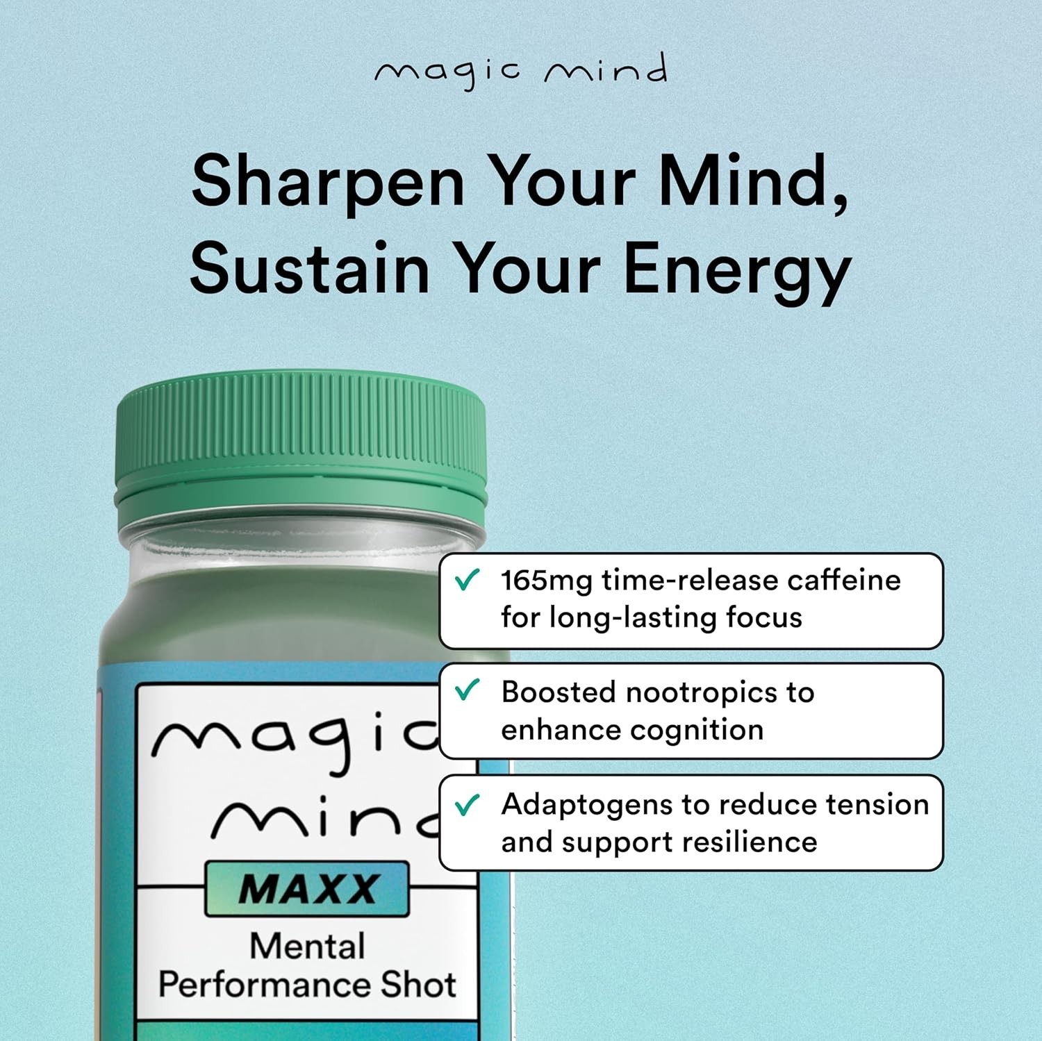 Maxx Energy & Focus 15pk: Cognitive Support, Natural Caffeine, Stress Relief