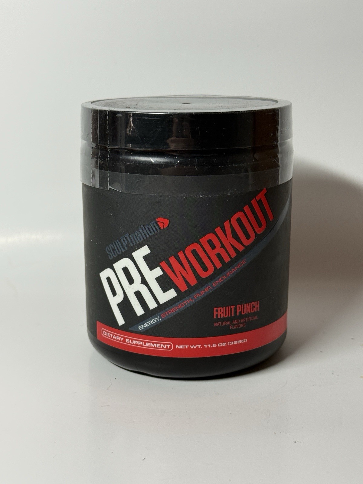 Sculpnation Preworkout Fruit Punch Flavor Exp 03/26