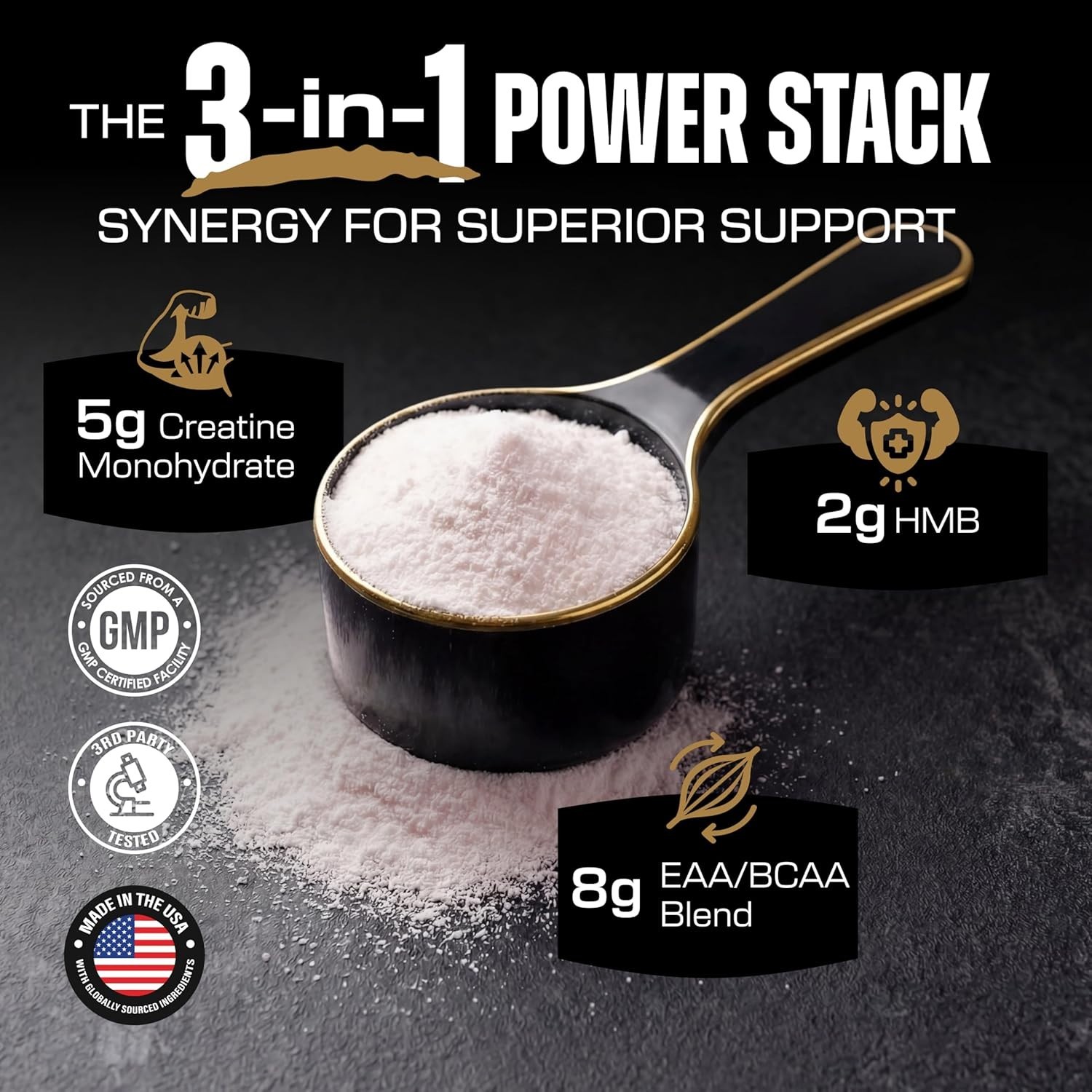 Strength Stack with Creatine Monohydrate
