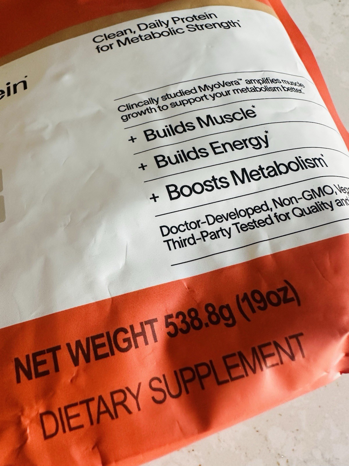 Veracity Metabolic Protein Powder 19 Oz NEW Exp 11/2027