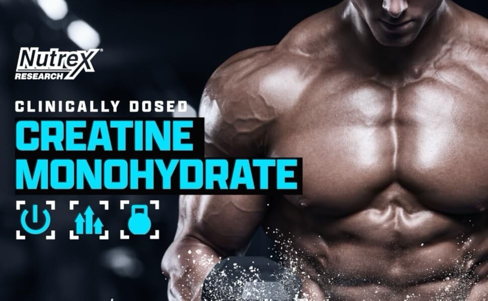 Nutrex CREATINE Monohydrate Powder Micronized Unflavored 60 Servings 10.58 oz