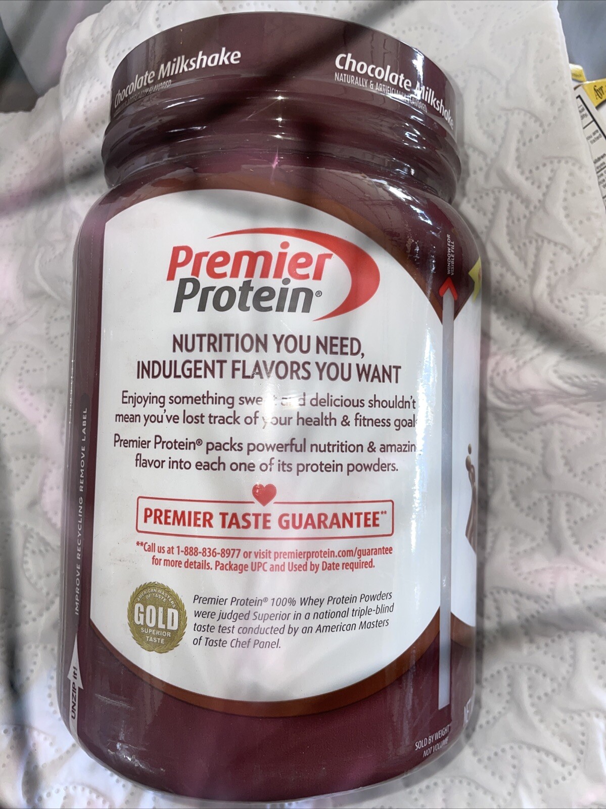 100% Whey Protein Powder, Chocolate Milkshake, 30g Protein, 24.5 oz, 1 LB. 8oz