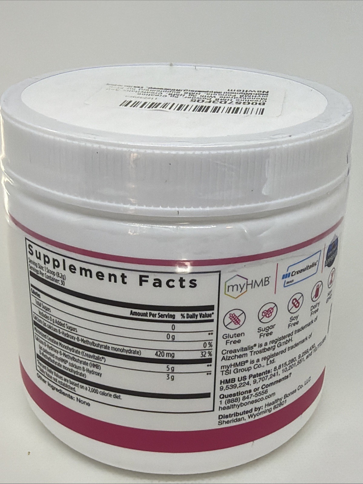 Creatine HMB Powder, 5g Creatine Monohydrate With 3g HMB, Creatvitalis And myHMB