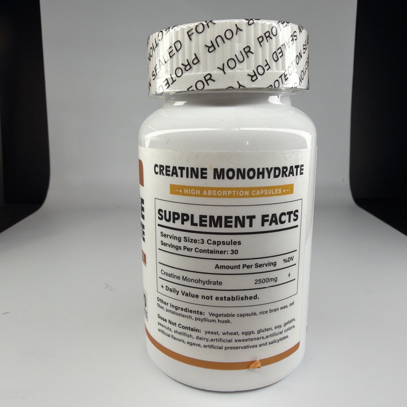 ElevateLife Creatine Monohydrate 2500mg, 90 Capsules -Expires 06/26 SEALED NEW