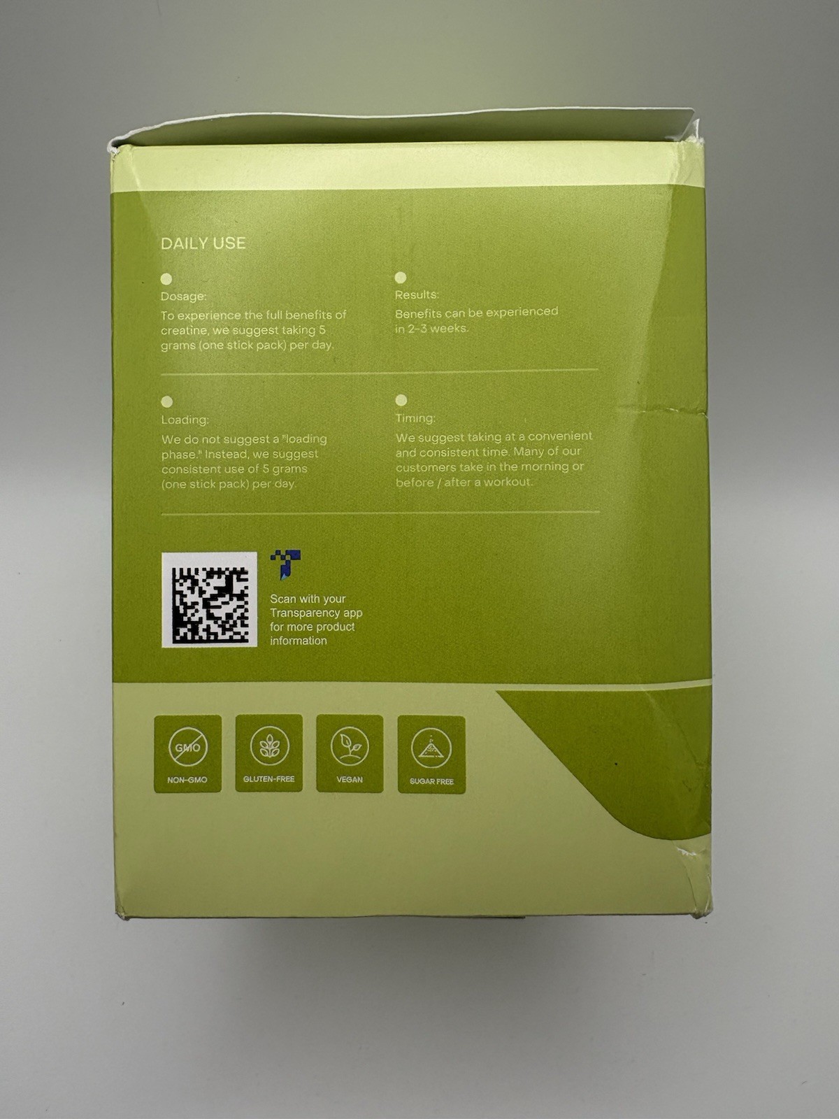 Create Creatine Monohydrate Powder Lemon Lime Dietary Supplement 30 sticks – New