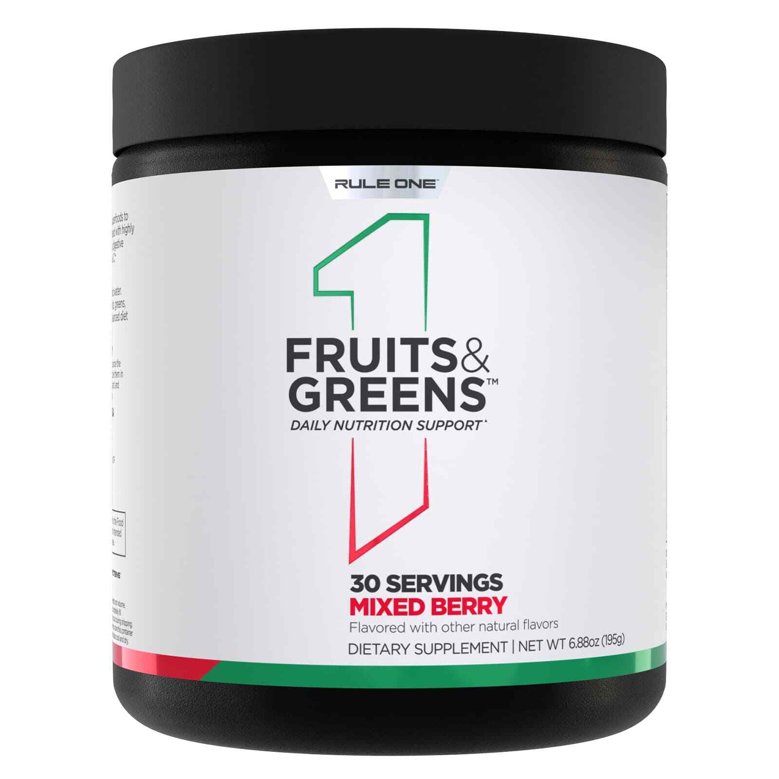RULE 1 Fruits Greens Antioxidants 30 serv Mixed Berry 285g