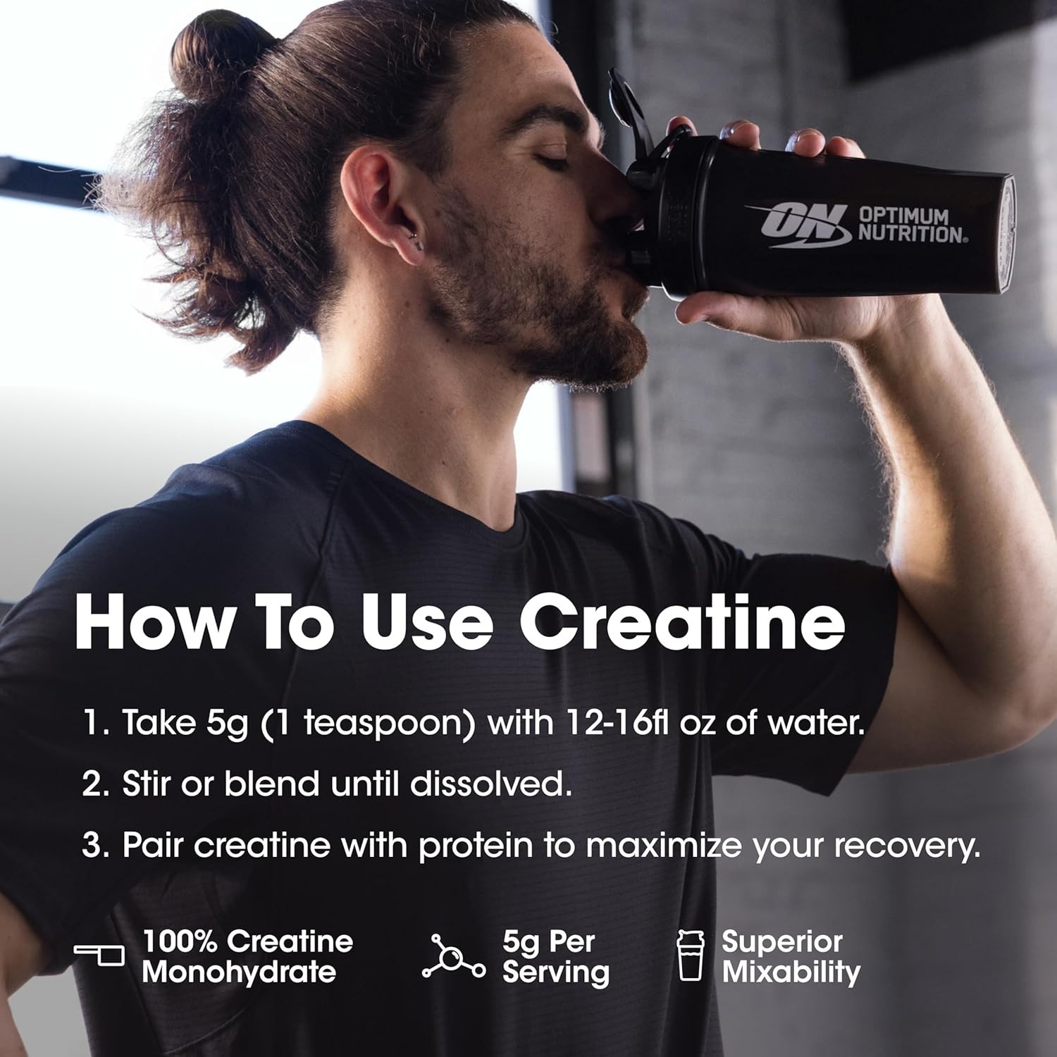 Keto Friendly Micronized Creatine Monohydrate Powder – 120 Servings Unflavored