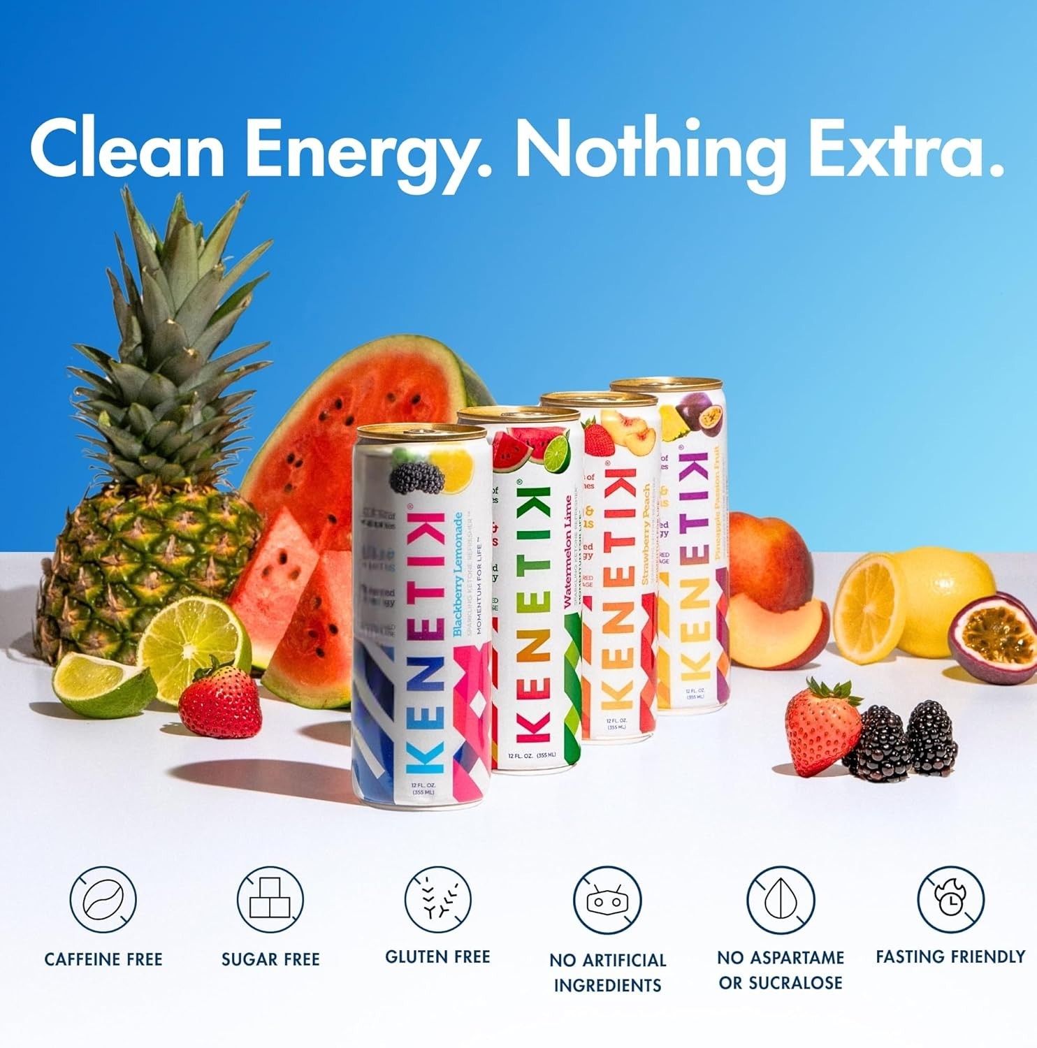 Nootropic Drink 12pk: High Performance D-BHB Ketones, Zero Crash, Ready to Drink