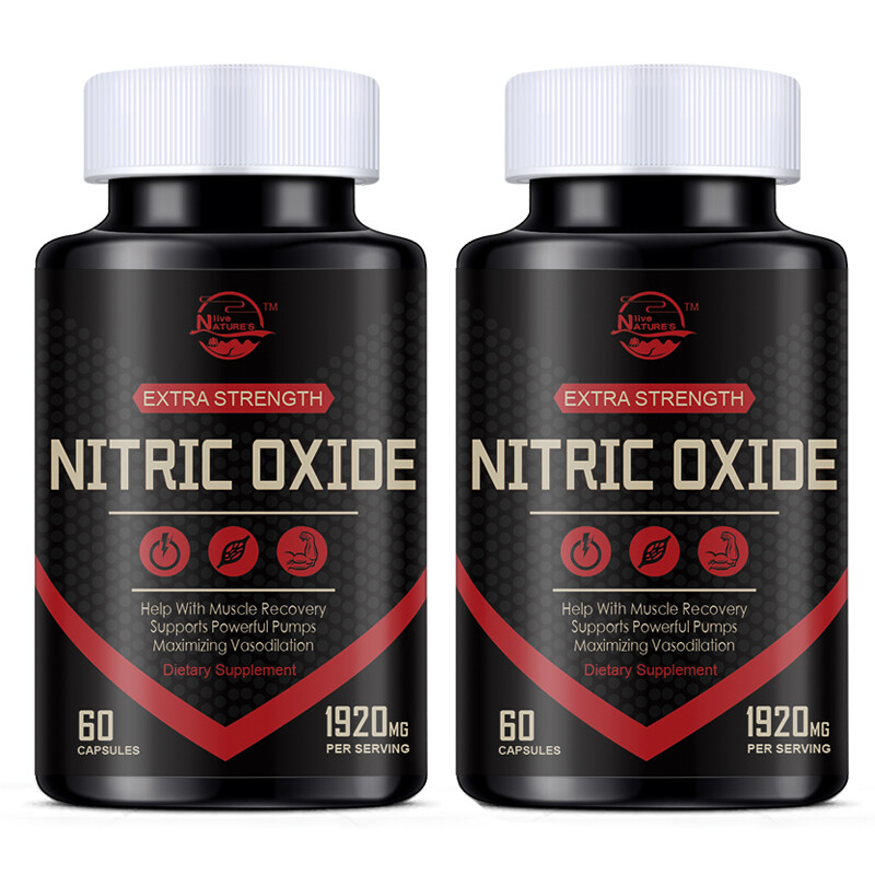 Nitric Oxide Booster – L-Arginine, L-Citrulline 1920mg + Prostate Health Bundle