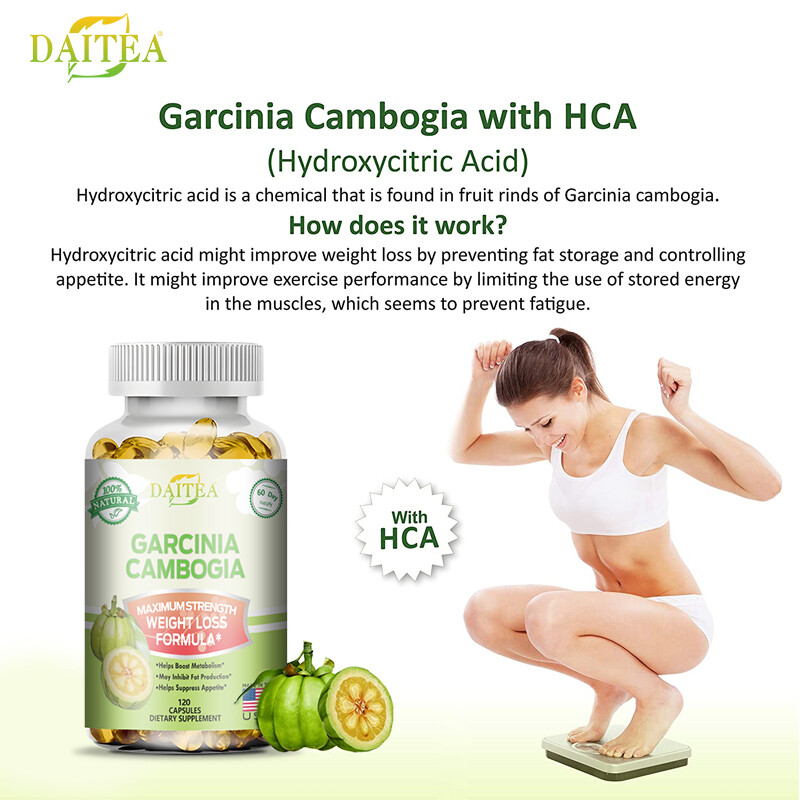 Garcinia Cambogia 1600mg – Weight Loss, Detoxification, Hunger Reduction