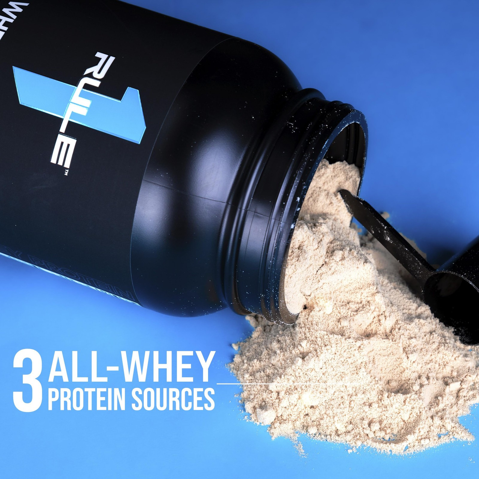 Rule 1 Proteins Whey Protein Powder, Chocolate Fudge, 26 Servings