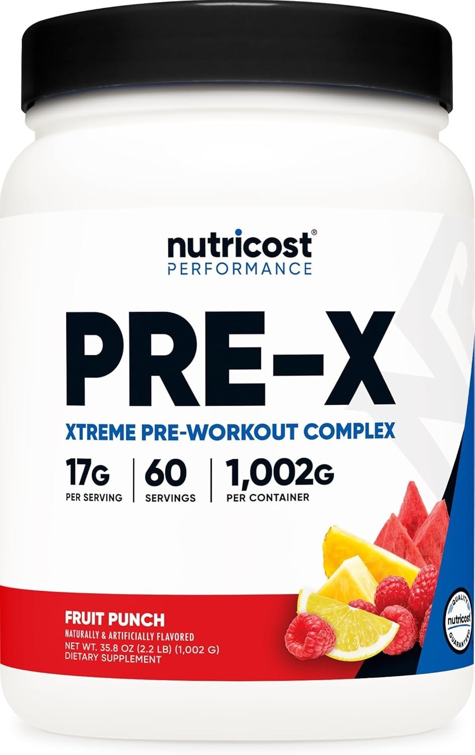 L-Citrulline & Taurine Infused Pre-Workout Powder – 60 Servings of Fruit Punch