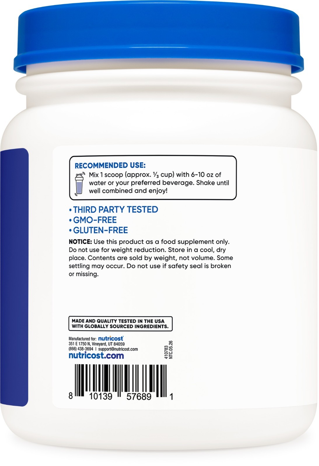 Nutricost Clear Whey Protein Isolate Powder (Berry Blast) 1 LB – 20g of Protein