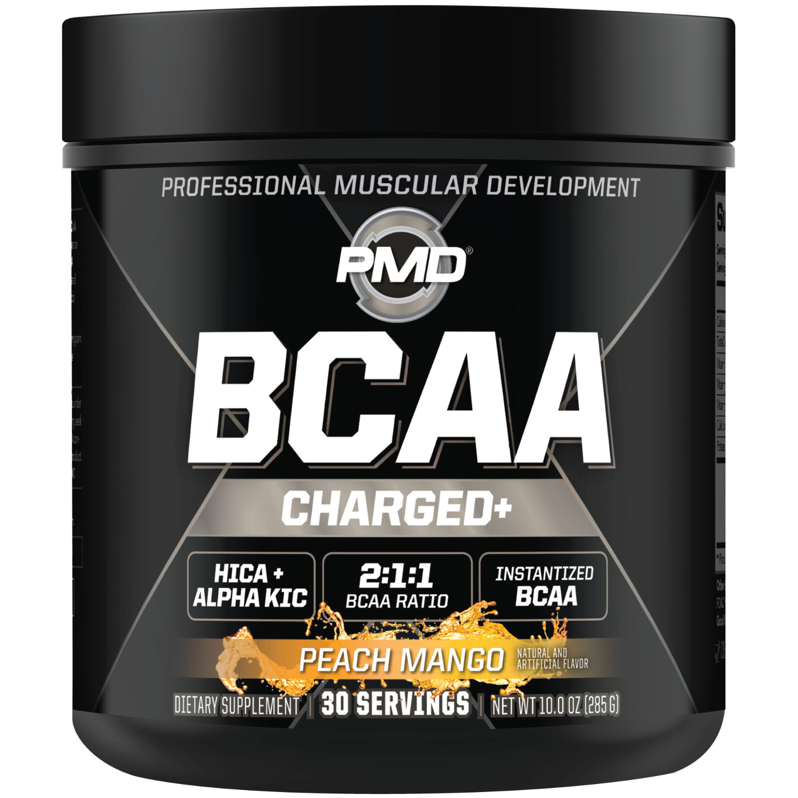 BCAA Charged Amino Acid Drink Performance & Recovery – Peach Mango (30 Serve)