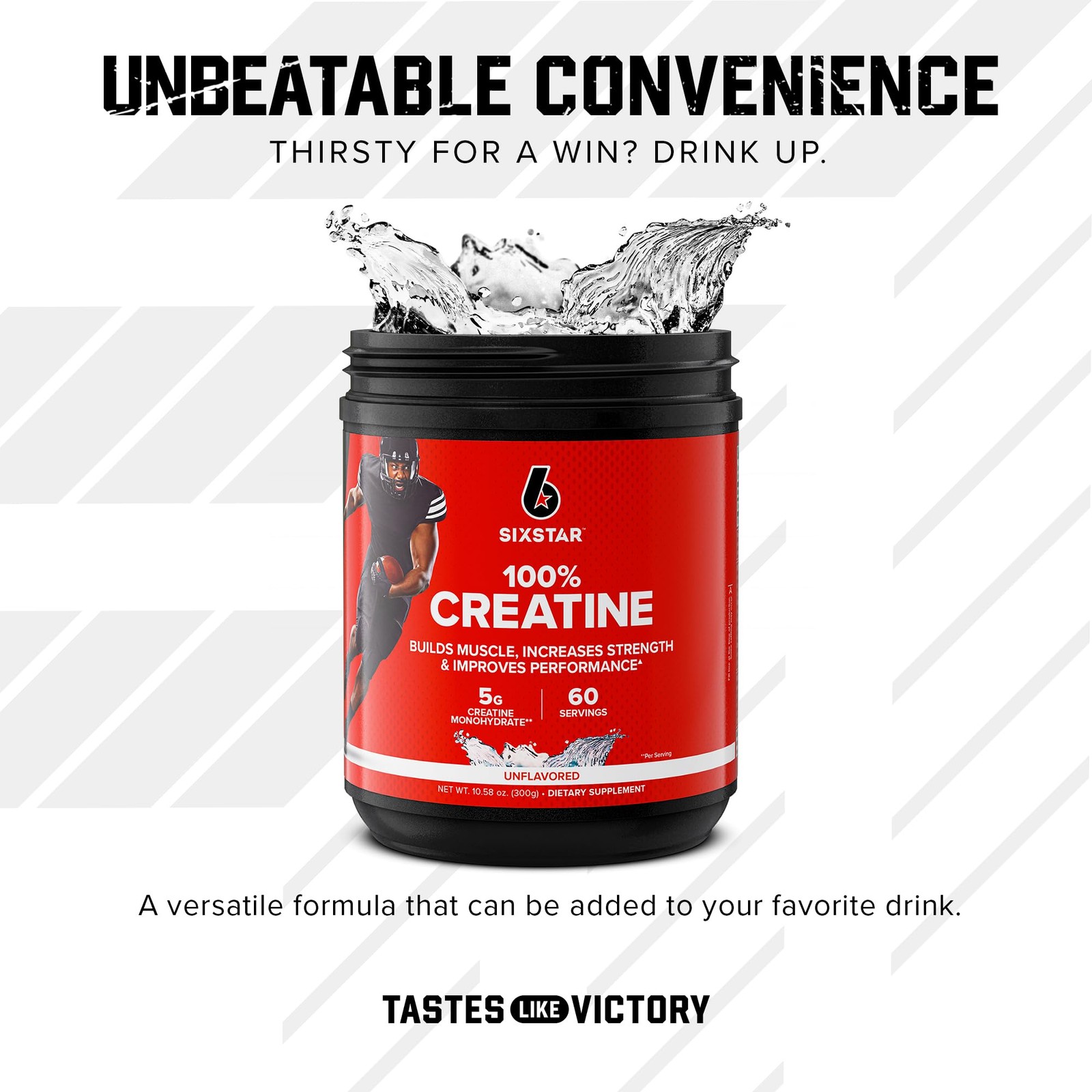 Creatine Monohydrate Powder Unflavored Micronized Supplement Muscle Strength 60
