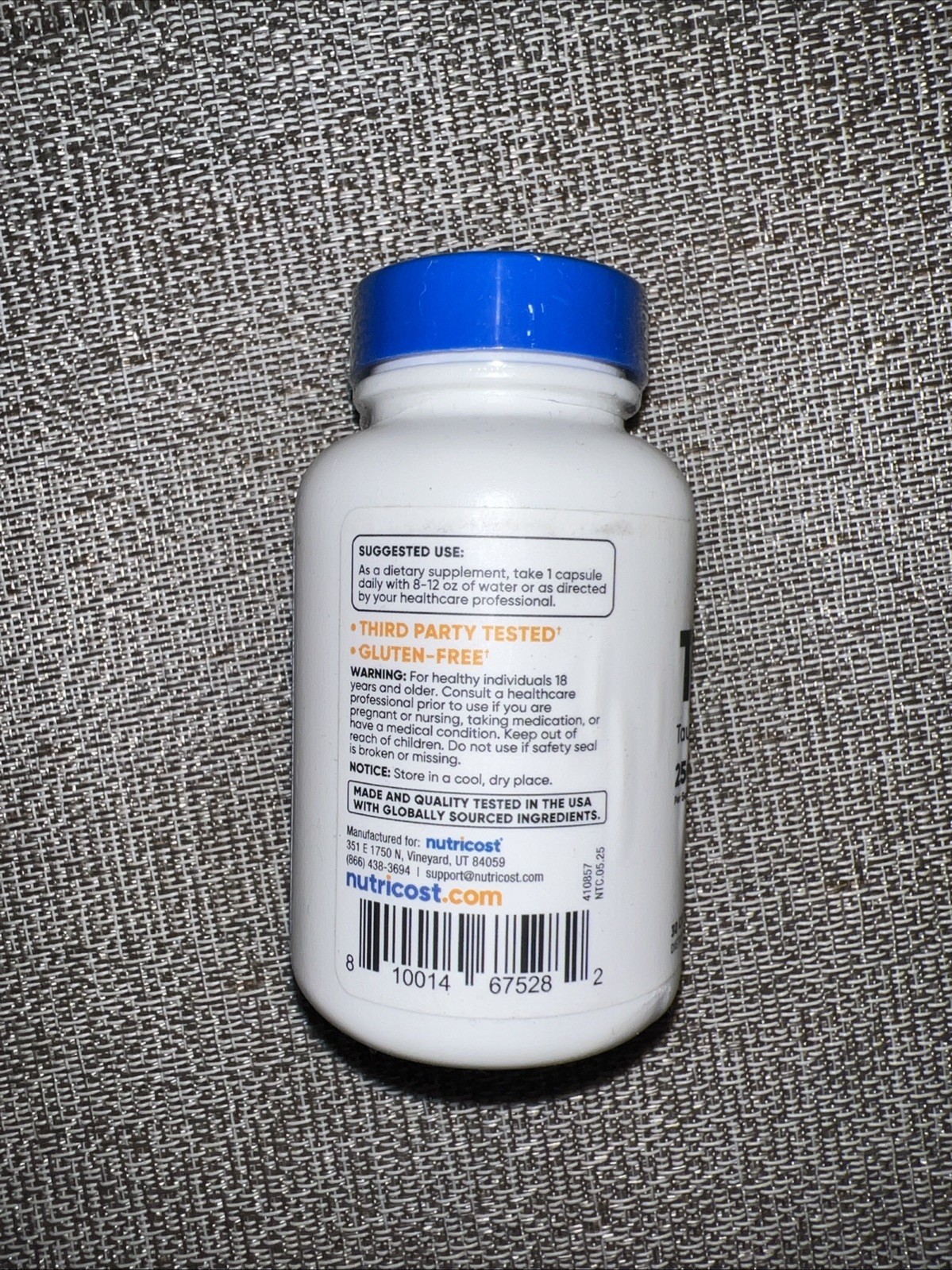Nutricost Tudca Pills, 250mg Per Capsule, 30 Capsules