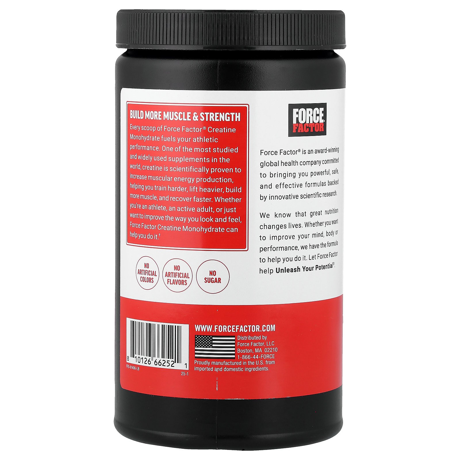 Creatine Monohydrate Powder, Unflavored, 17.6 Oz (500 G)