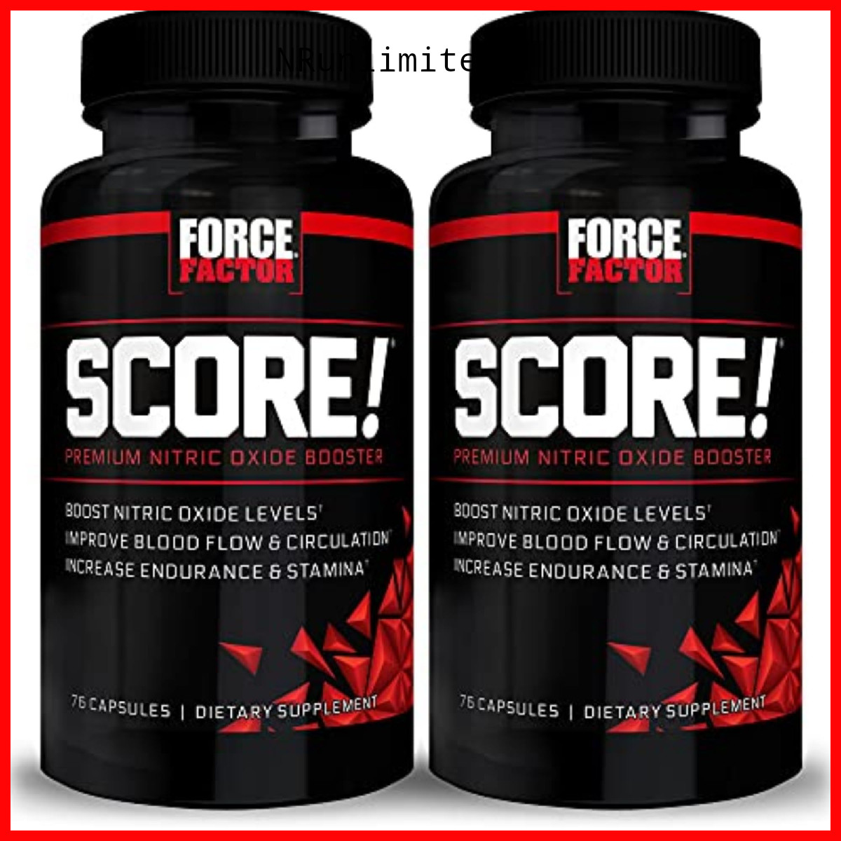 Force Factor Score 2-Pack Nitric Oxide Supplement For Men Nitric Oxide Booster
