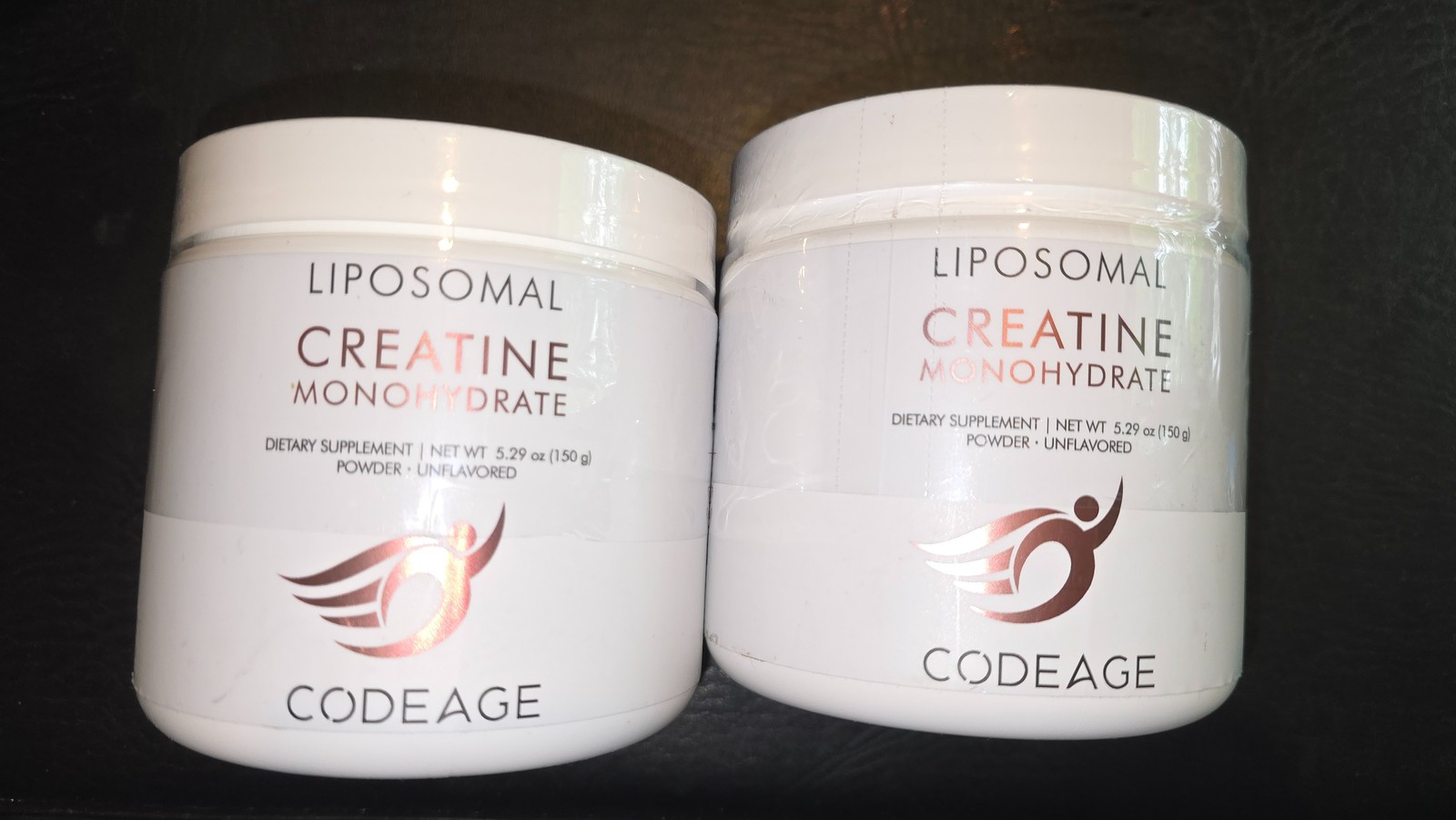 2 Pack CODEAGE Liposomal Creatine Monohydrate 30 Servings Powder Exp 03/27