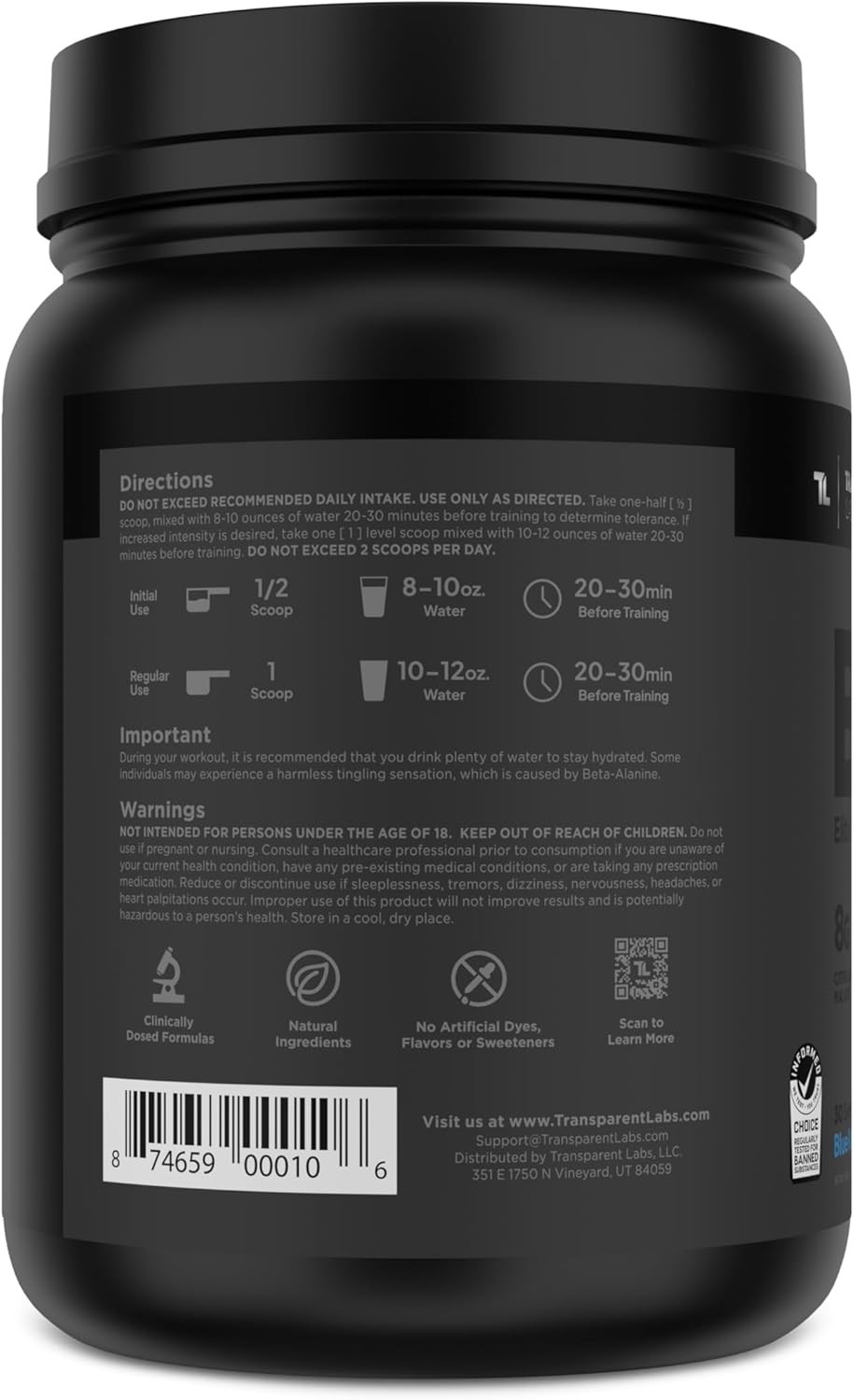 Blue Raspberry Pre-Workout Mix – 30 Servings of Pure Performance Power