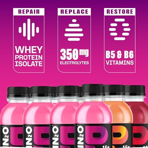 Protein2o Hydration Drink Variety Pack, 15g Whey Protein Isolate, 12 Count 16.9o