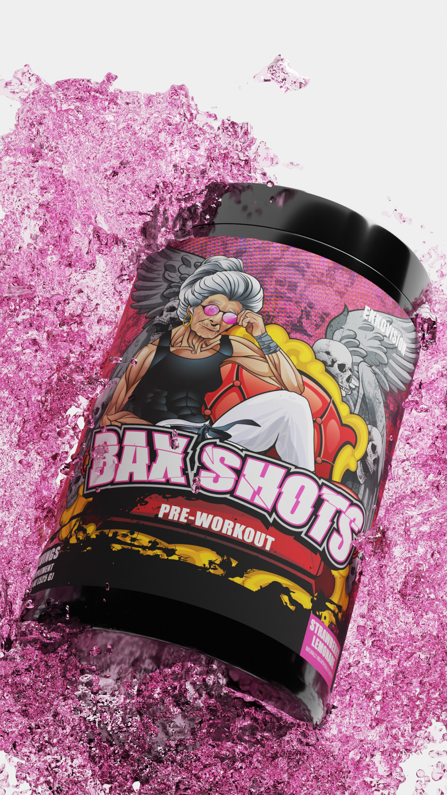 Ekkovision Bax Shots Preworkout 50 Servings
