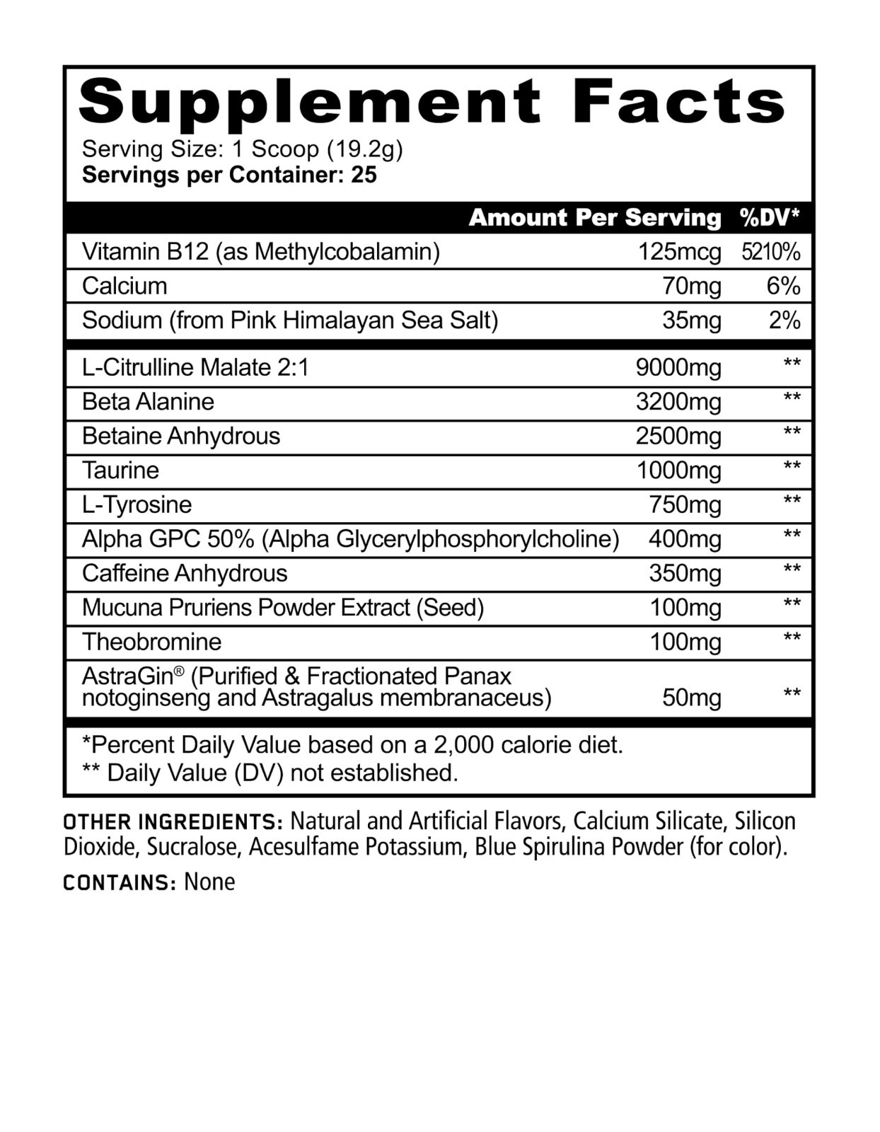 Extreme Pre-Workout Powder – Focus, Pump & Energy Boost for Men & Women (25 Serv