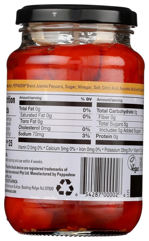 Piquant Mild – Sweet & Spicy Peppers 400g – Pack 2