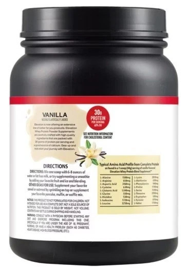 Elevation Chocolate Protein Powder