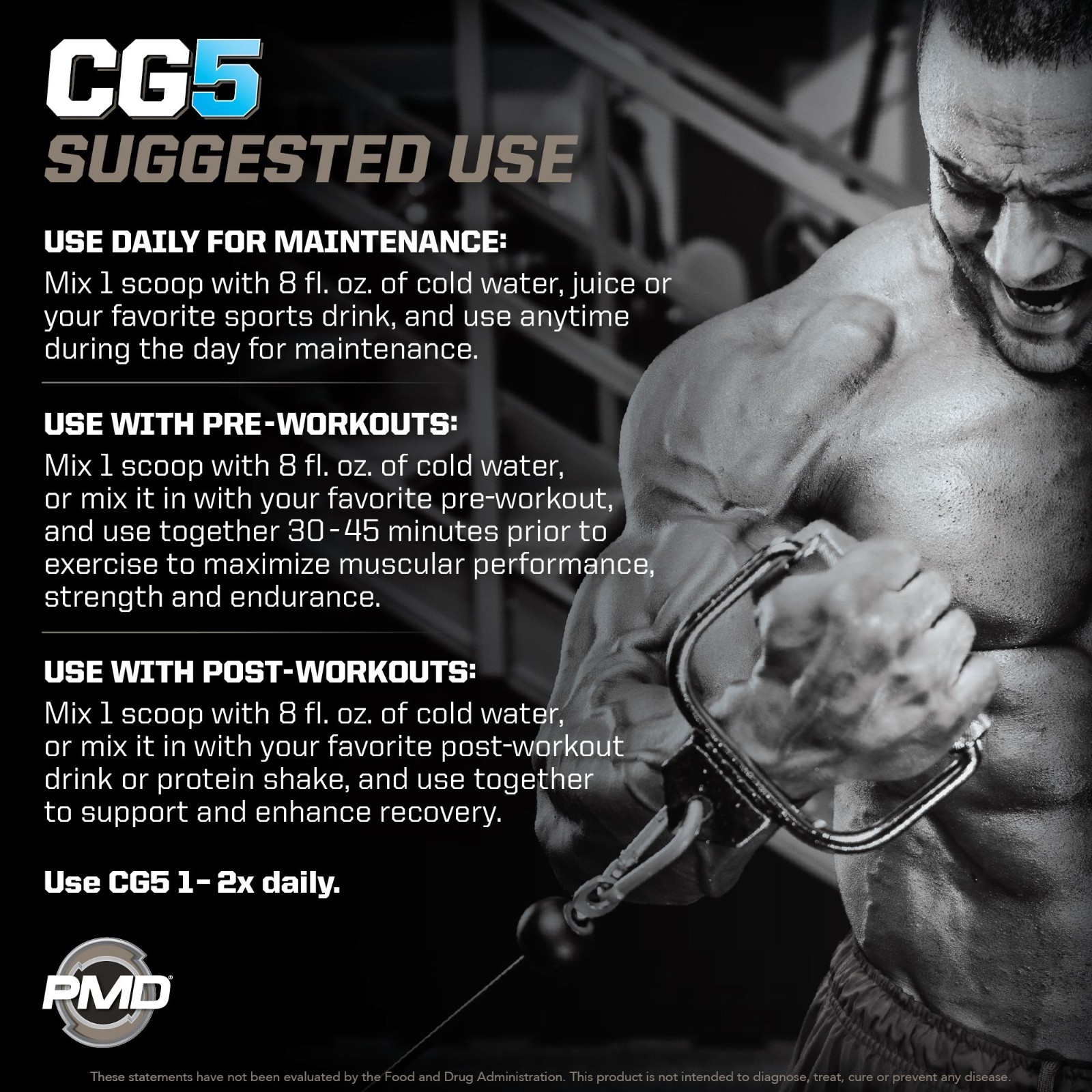 CG5-Creatine/Glutamine Powder-Strength, Power & Recovery-Blue Raspberry 30 serve