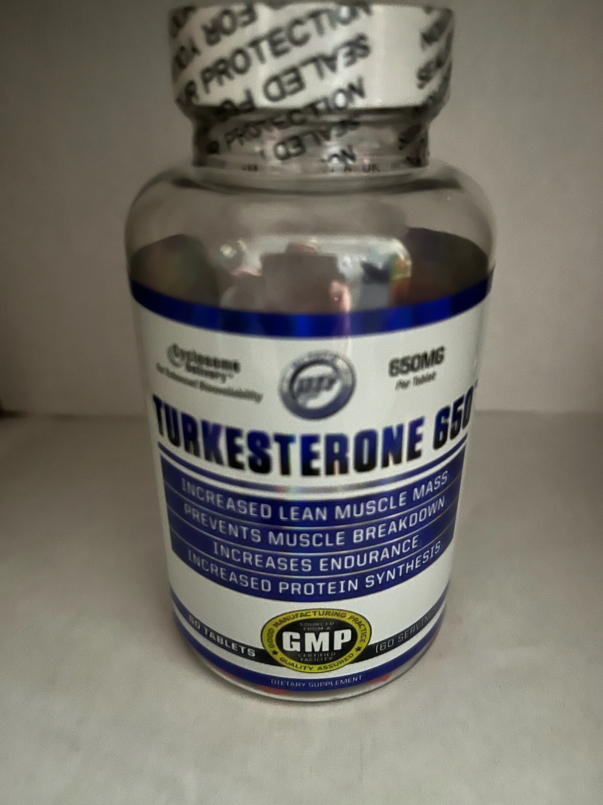 Hi-Tech Pharmaceuticals TURKESTERONE 650 Build Lean Muscle Mass, Strength 60Tabs