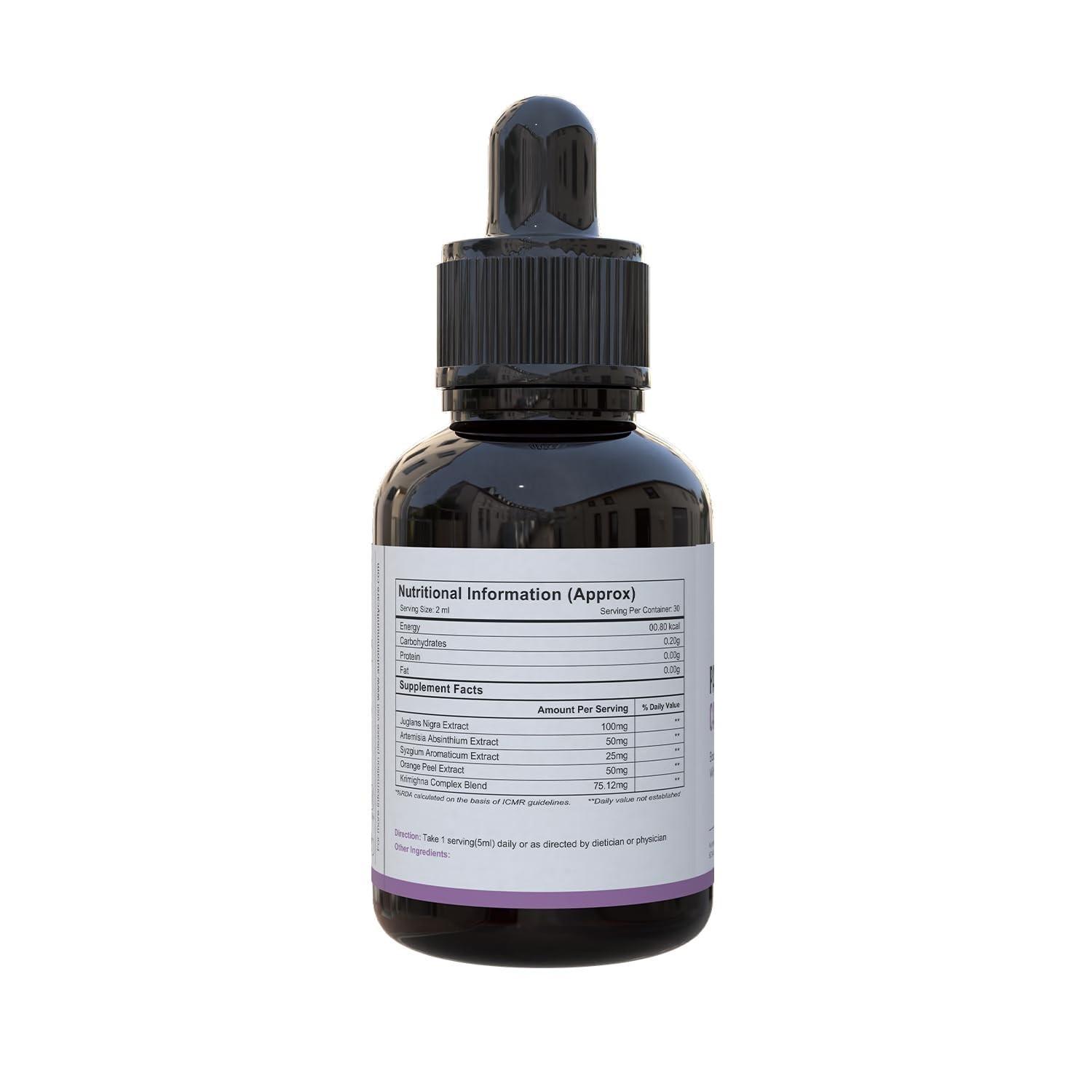 Autoimmunity Care: Parasitic Care Black Walnut Wormwood with Krimighna Oil 60ml