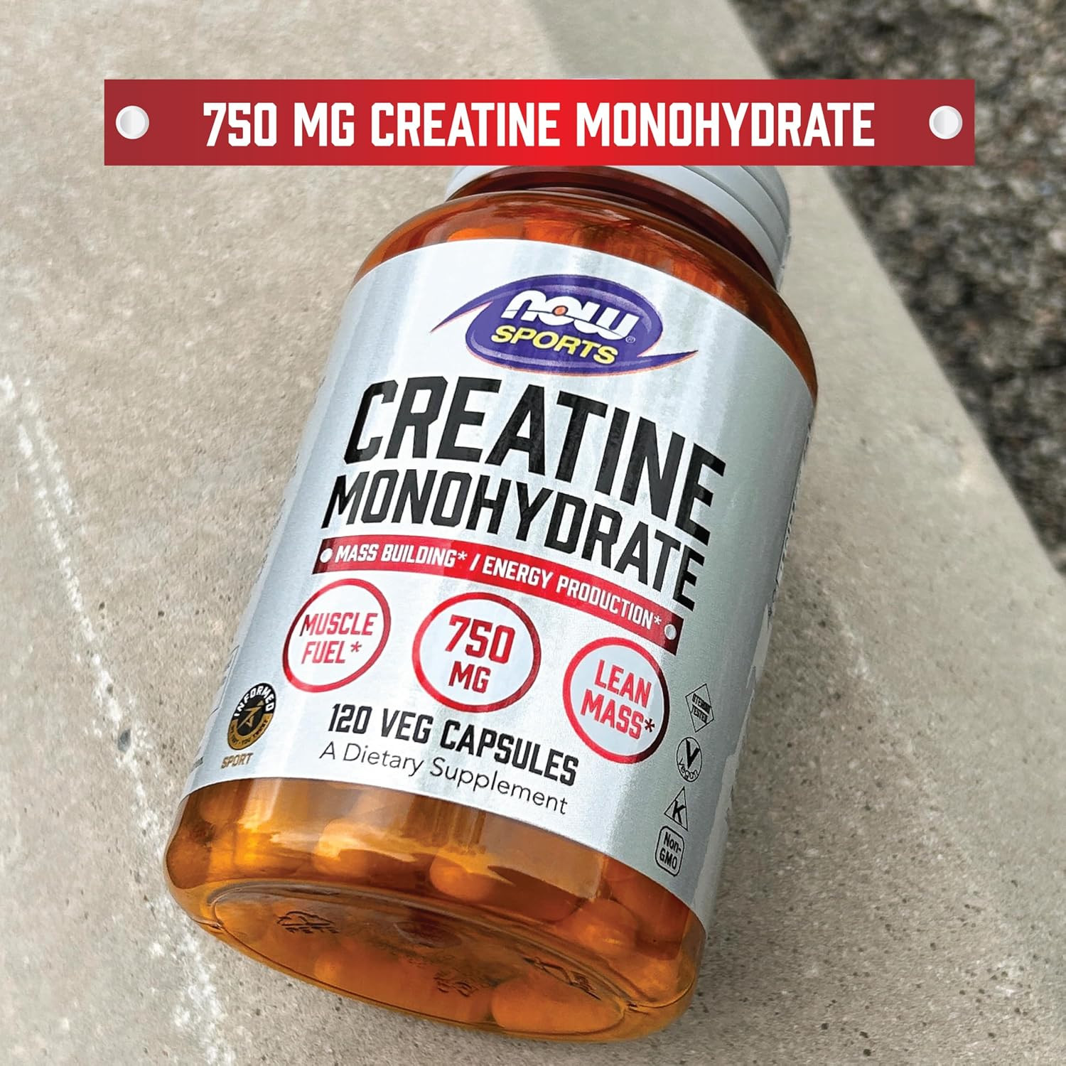 Sports Nutrition, Creatine Monohydrate 750 Mg, Mass Building*/Energy Production*