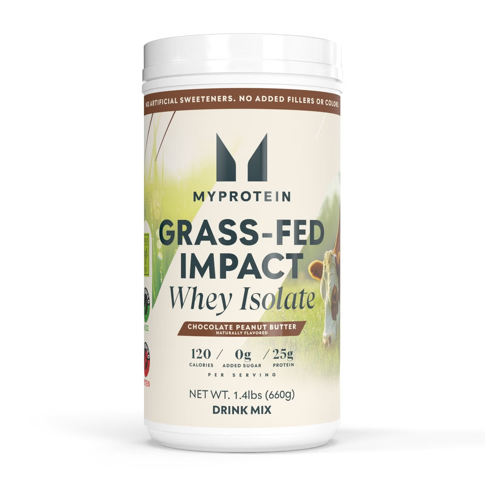 MyProtein Grass Fed Whey Isolate 1.4lb Chocolate Peanut Butter 25g NEW