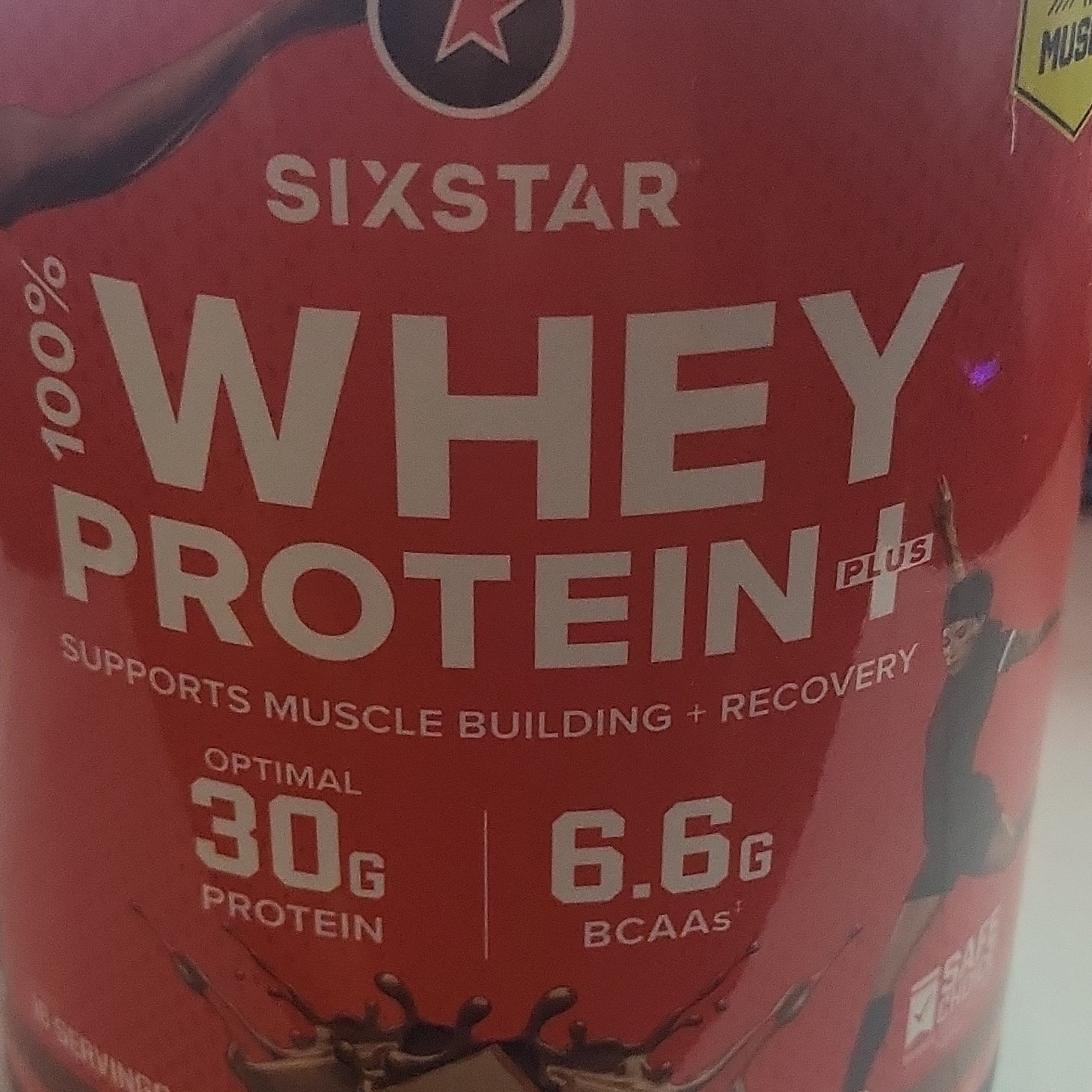 Six Star 100% Whey Protein Plus Chocolate Powder 30g Protein, 18 Servings