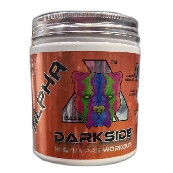 alpha darkside pre workout 250gm