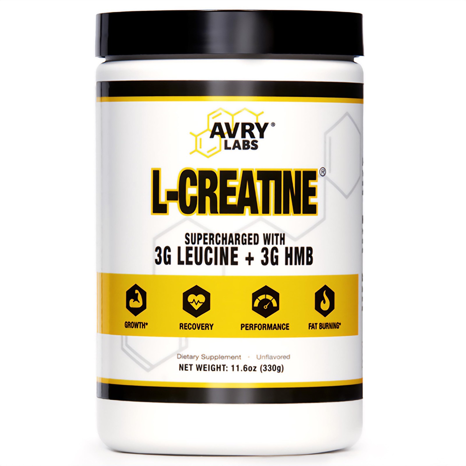 L-CREATINE Supplement Creatine Monohydrate w/Leucine Amino Acid and HMB – Sup…