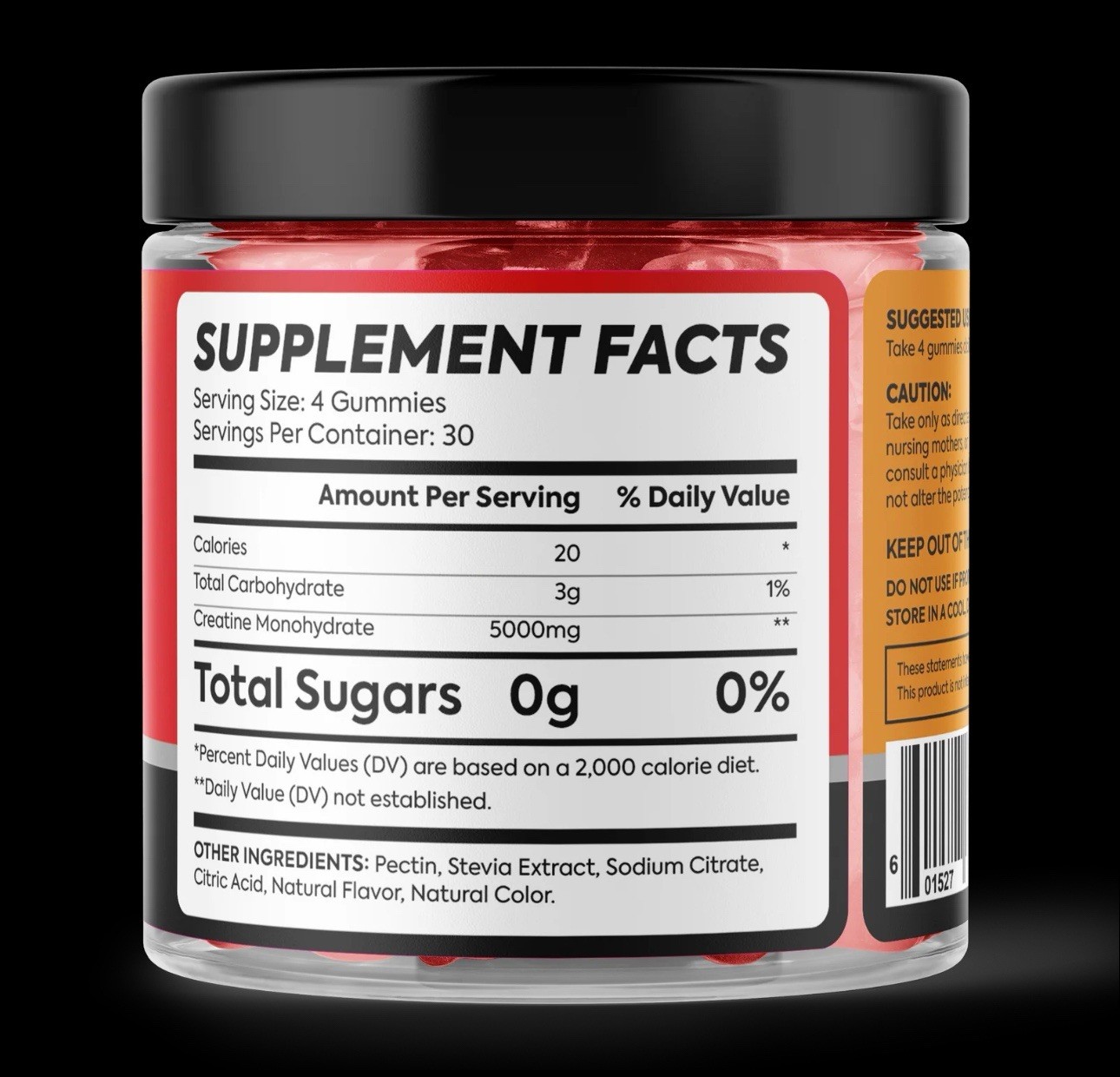 Santa Cruz Superfoods – Mango Peach Creatine Gummies 120ct
