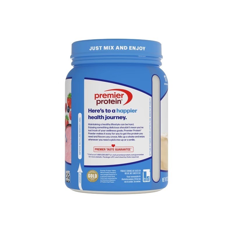 100% Whey Protein Powder – Vanilla Milkshake – 17 Serve